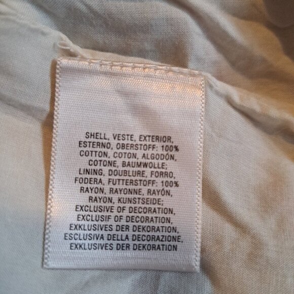 Holding Horses Anthropologie striped lined shift dress womens size 4 mini fringe - Picture 7 of 7